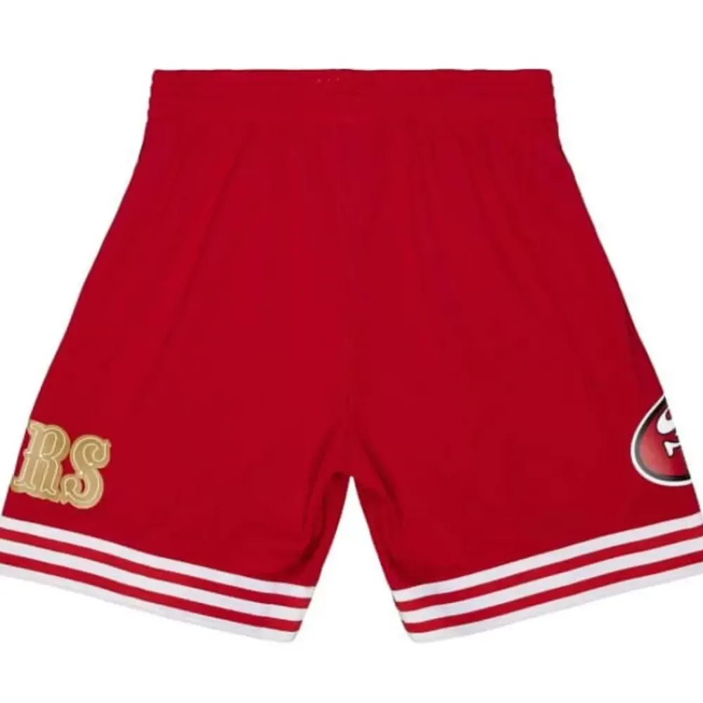 Apparel Mitchell & Ness Shorts-Team Id Mesh Shorts San Francisco 49Ers