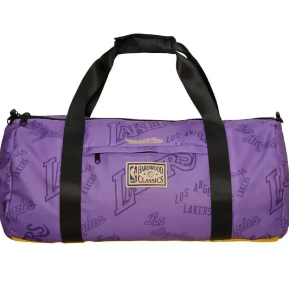Apparel Mitchell & Ness Accessories-Team Logo Duffel Bag Los Angeles Lakers