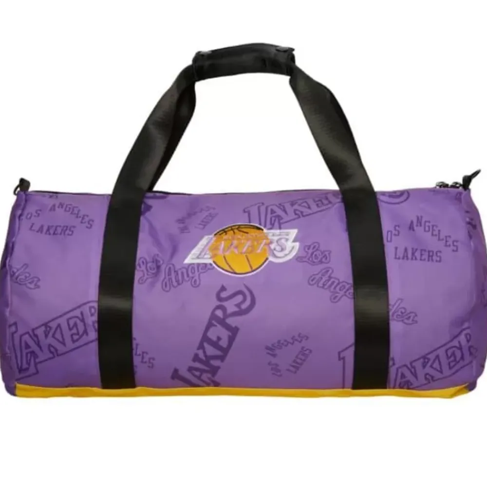 Apparel Mitchell & Ness Accessories-Team Logo Duffel Bag Los Angeles Lakers