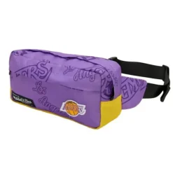 Apparel Mitchell & Ness Accessories-Team Logo Fanny Pack Los Angeles Lakers