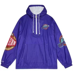 Apparel Mitchell & Ness Jackets & Outerwear-Team Og 2.0 Anorak Windbreaker Utah Jazz