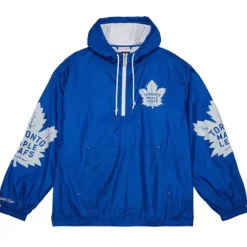 Apparel Mitchell & Ness Jackets & Outerwear-Team Og 2.0 Anorak Windbreaker Toronto Maple Leafs