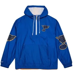 Apparel Mitchell & Ness Jackets & Outerwear-Team Og 2.0 Anorak Windbreaker St. Louis Blues