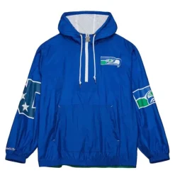 Apparel Mitchell & Ness Jackets & Outerwear-Team Og 2.0 Anorak Windbreaker Seattle Seahawks