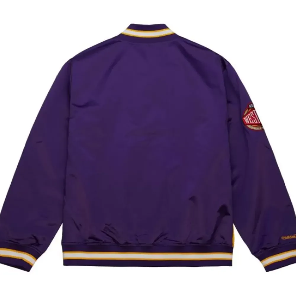 Apparel Mitchell & Ness Jackets & Outerwear-Team Og 2.0 Lightweight Satin Jacket Los Angeles Lakers