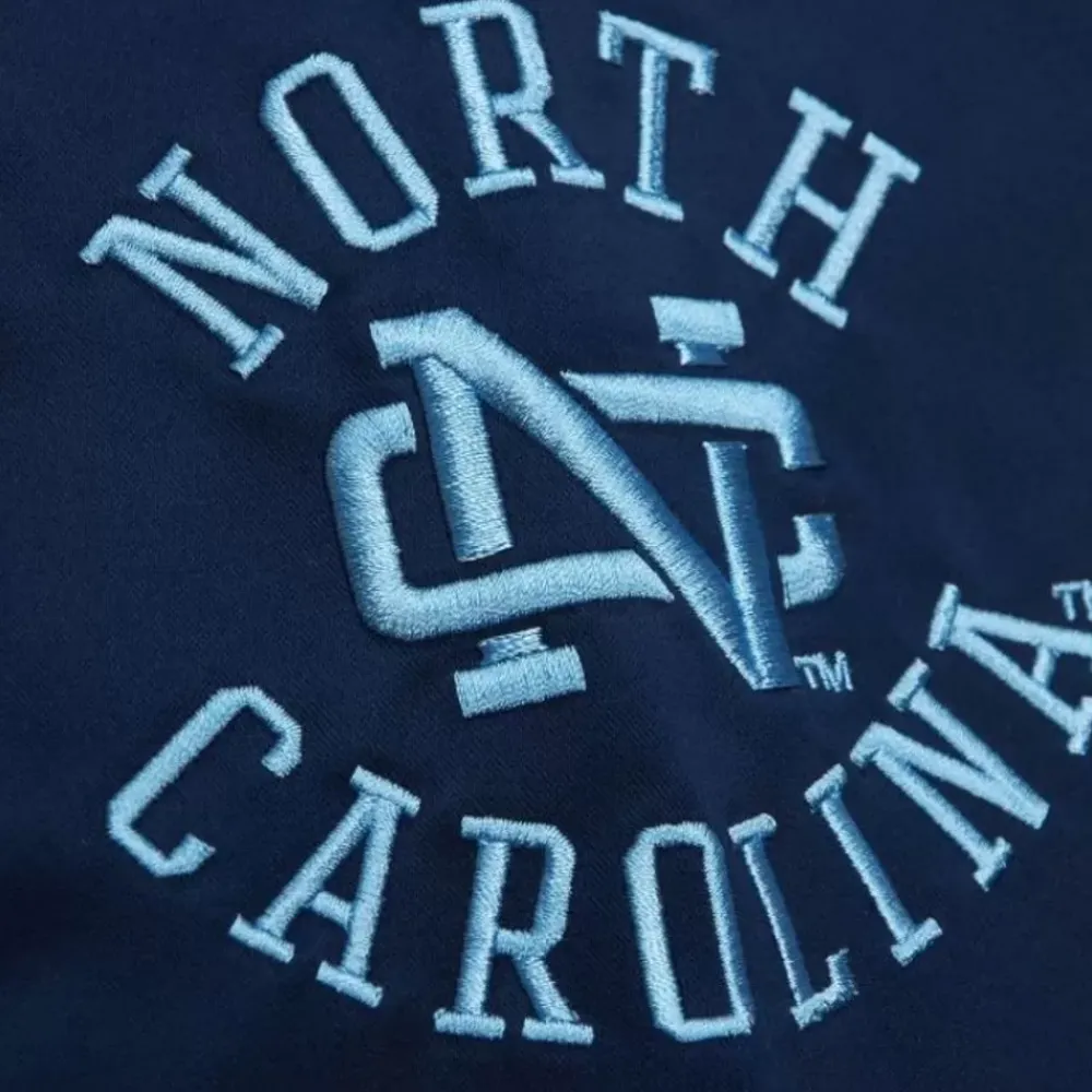 Apparel Mitchell & Ness Jackets & Outerwear-Team Og 2.0 Lightweight Satin Jacket University Of North Carolina
