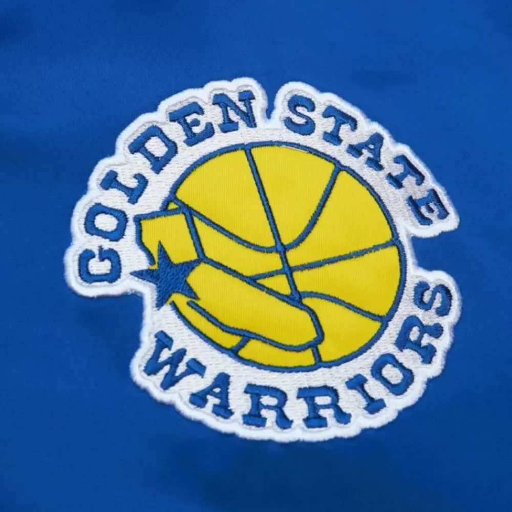 Apparel Mitchell & Ness Jackets & Outerwear-Team Og 2.0 Lightweight Satin Jacket Golden State Warriors