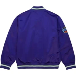 Apparel Mitchell & Ness Jackets & Outerwear-Team Og 2.0 Lightweight Satin Jacket Milwaukee Bucks