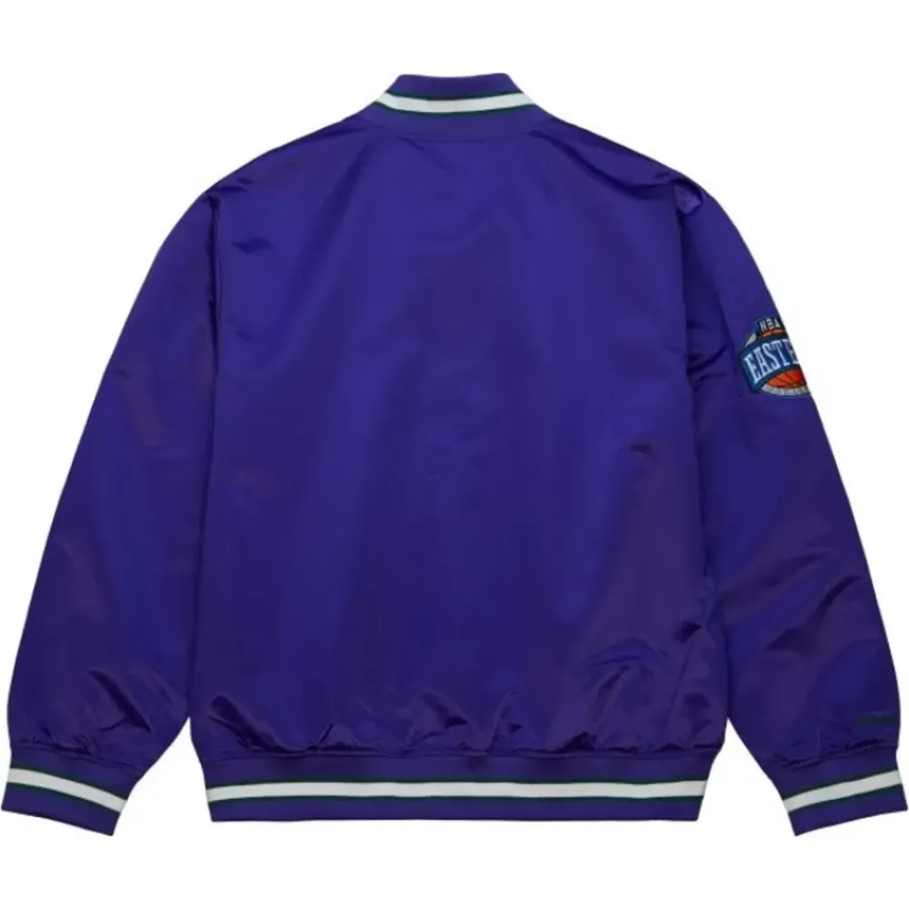 Apparel Mitchell & Ness Jackets & Outerwear-Team Og 2.0 Lightweight Satin Jacket Milwaukee Bucks