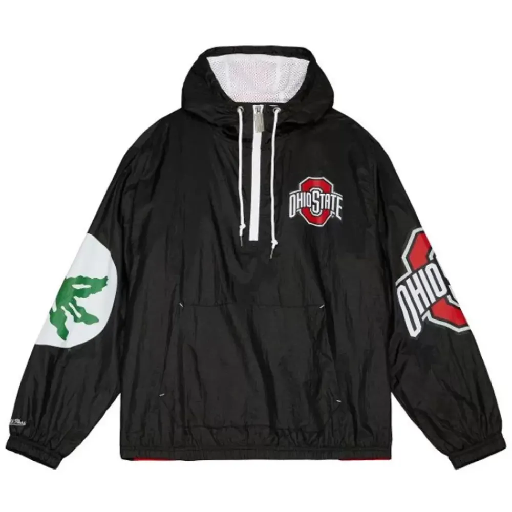 Apparel Mitchell & Ness Jackets & Outerwear-Team Og Anorak Windbreaker Ohio State