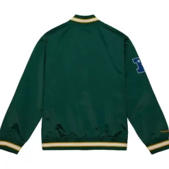 Apparel Mitchell & Ness Jackets & Outerwear-Team Og Lw Satin Jacket Green Bay Packers