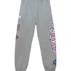 Apparel Mitchell & Ness Pants-Team Origins Fleece Pant Philadelphia 76Ers