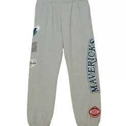 Apparel Mitchell & Ness Pants-Team Origins Fleece Pant Dallas Mavericks