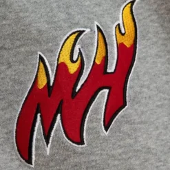 Apparel Mitchell & Ness Pants-Team Origins Fleece Pant Miami Heat