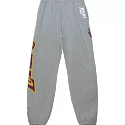 Apparel Mitchell & Ness Pants-Team Origins Fleece Pant Los Angeles Lakers