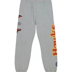 Apparel Mitchell & Ness Pants-Team Origins Fleece Pant Atlanta Hawks