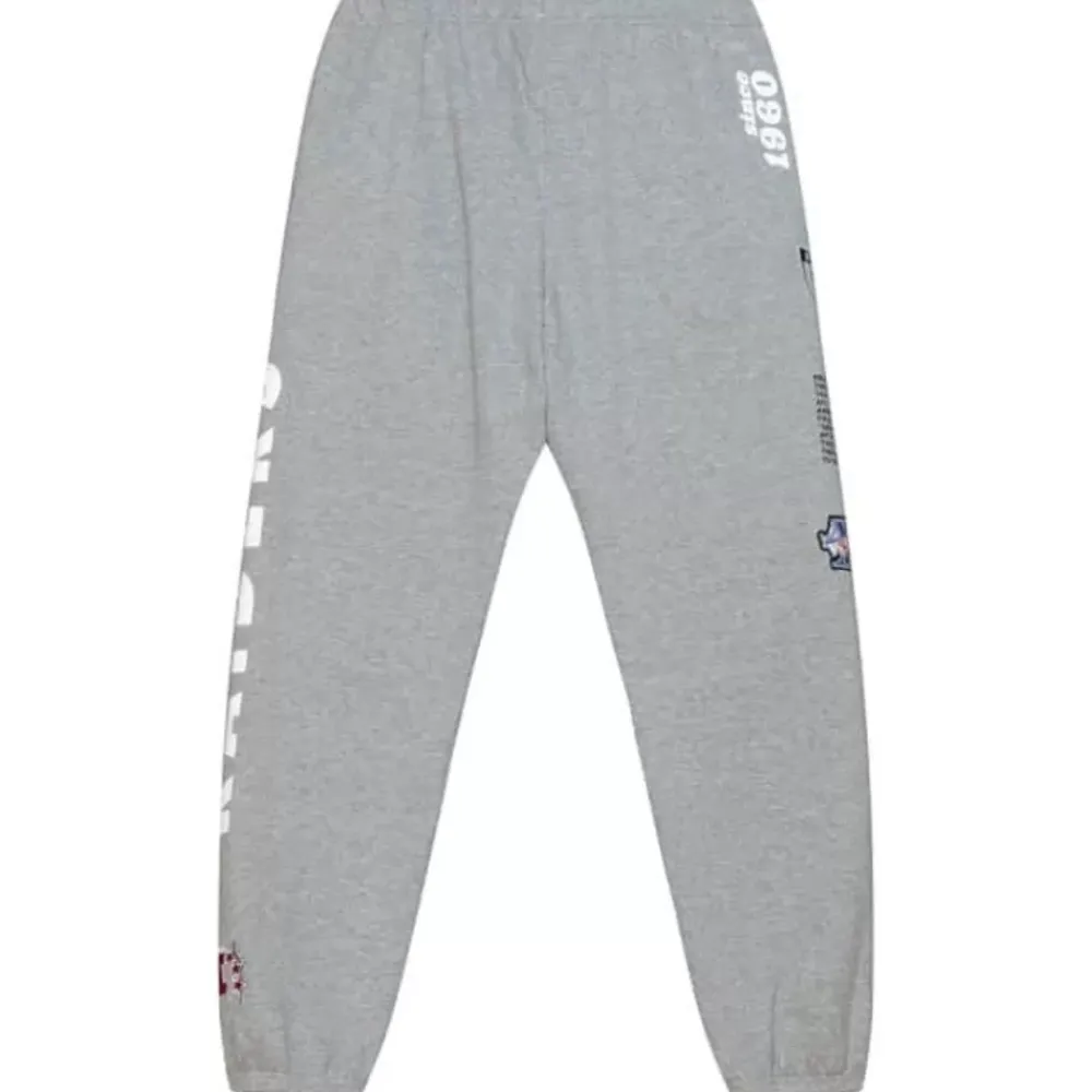 Apparel Mitchell & Ness Pants-Team Origins Fleece Pant Oakland Raiders