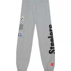 Apparel Mitchell & Ness Pants-Team Origins Fleece Pant Pittsburgh Steelers