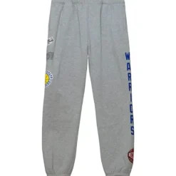Apparel Mitchell & Ness Pants-Team Origins Fleece Pant Golden State Warriors