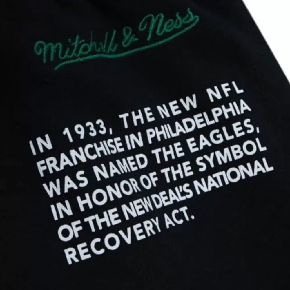 Apparel Mitchell & Ness Shorts-Team Origins Fleece Short Philadelphia Eagles