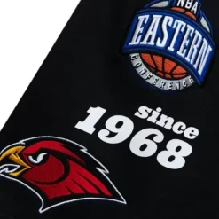 Apparel Mitchell & Ness Shorts-Team Origins Fleece Short Atlanta Hawks