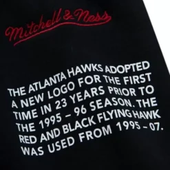 Apparel Mitchell & Ness Shorts-Team Origins Fleece Short Atlanta Hawks