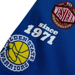 Apparel Mitchell & Ness Shorts-Team Origins Fleece Short Golden State Warriors