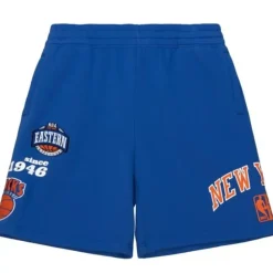 Apparel Mitchell & Ness Shorts-Team Origins Fleece Short New York Knicks