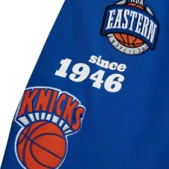 Apparel Mitchell & Ness Shorts-Team Origins Fleece Short New York Knicks