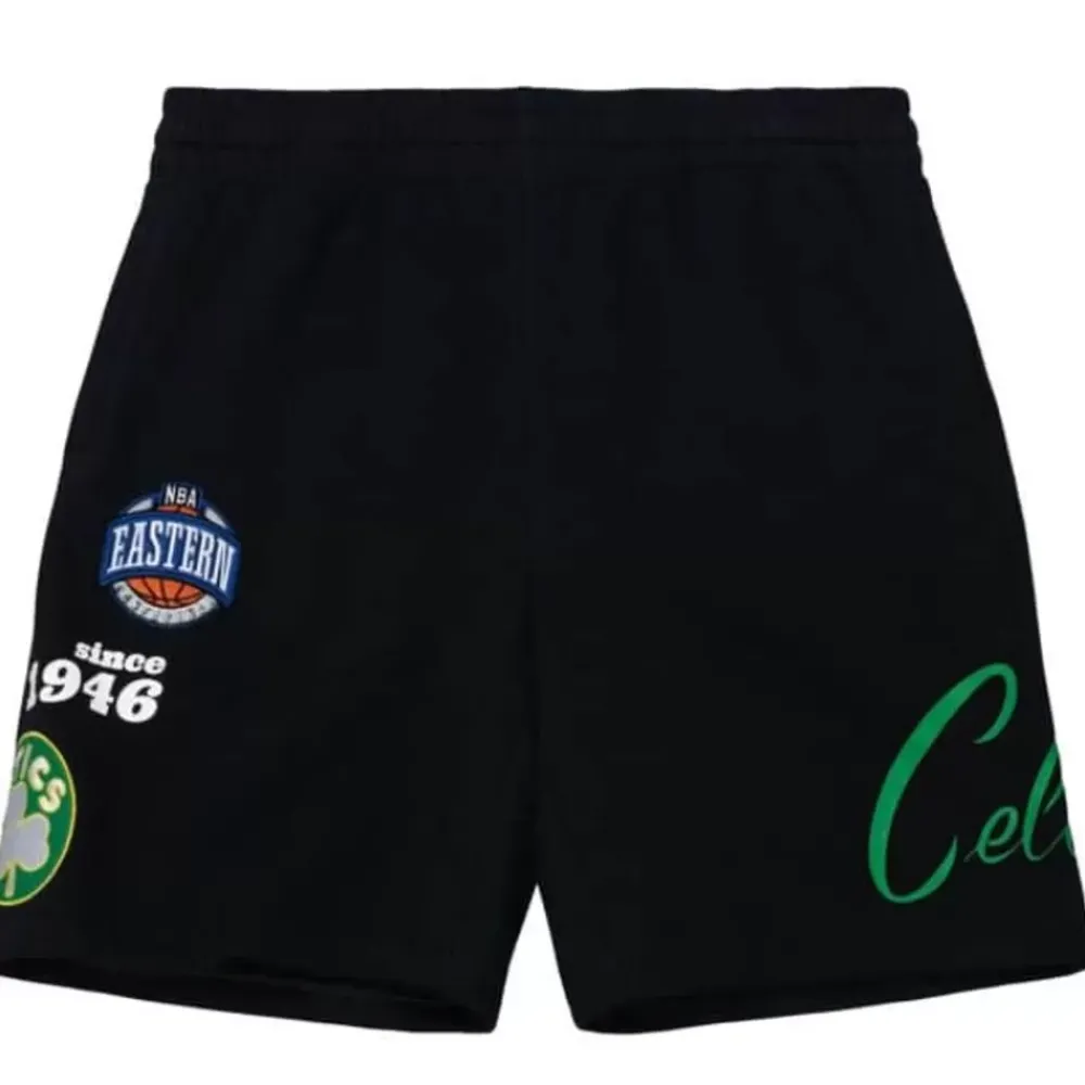 Apparel Mitchell & Ness Shorts-Team Origins Fleece Short Boston Celtics