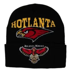 Headwear Mitchell & Ness -Team Origins Knit Hwc Atlanta Hawks