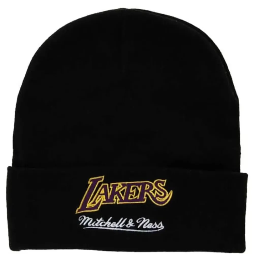 Headwear Mitchell & Ness -Team Origins Knit Hwc Los Angeles Lakers