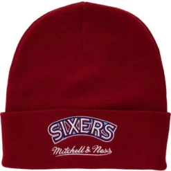 Headwear Mitchell & Ness -Team Origins Knit Hwc Philadelphia 76Ers
