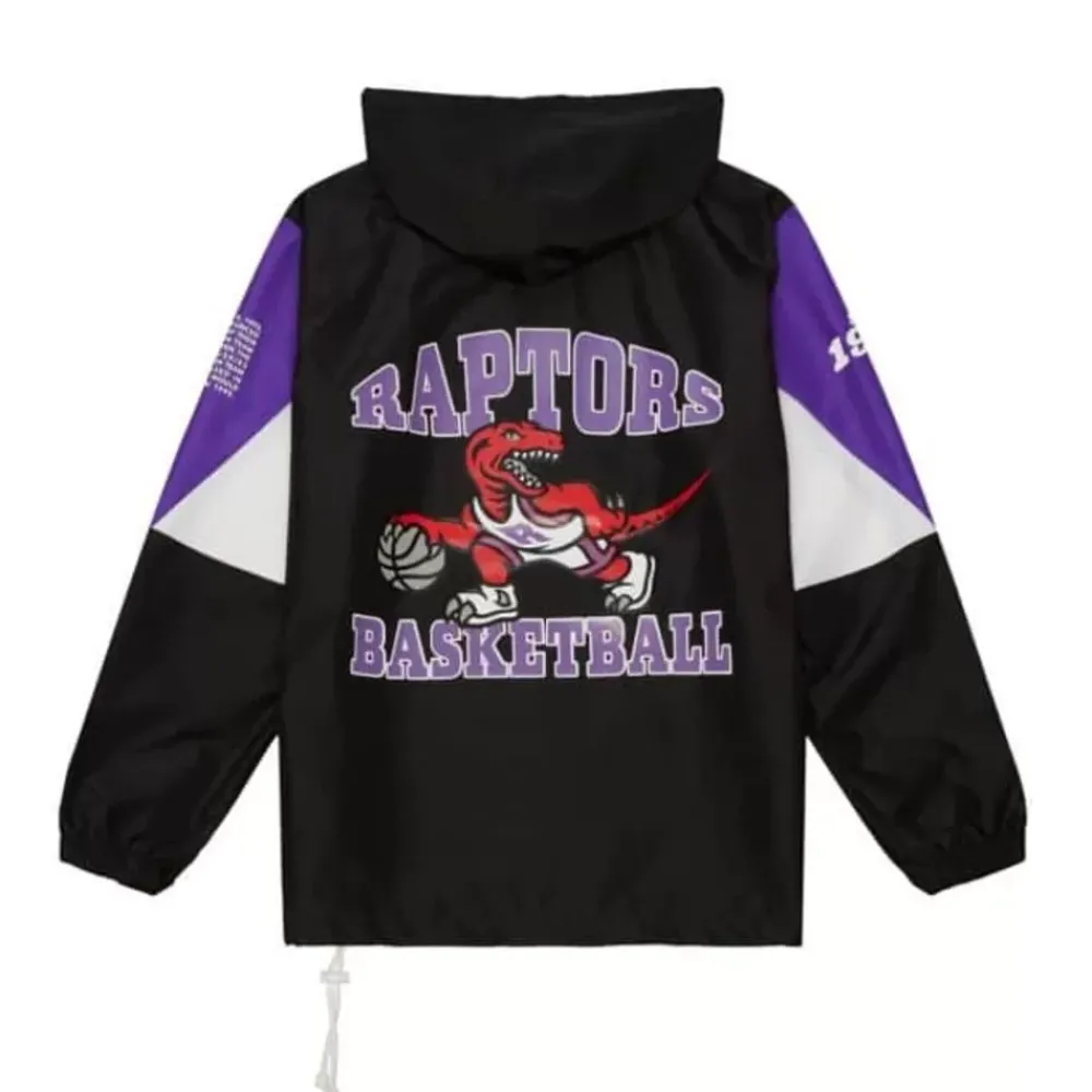 Apparel Mitchell & Ness Jackets & Outerwear-Team Origins Pullover Anorak Toronto Raptors