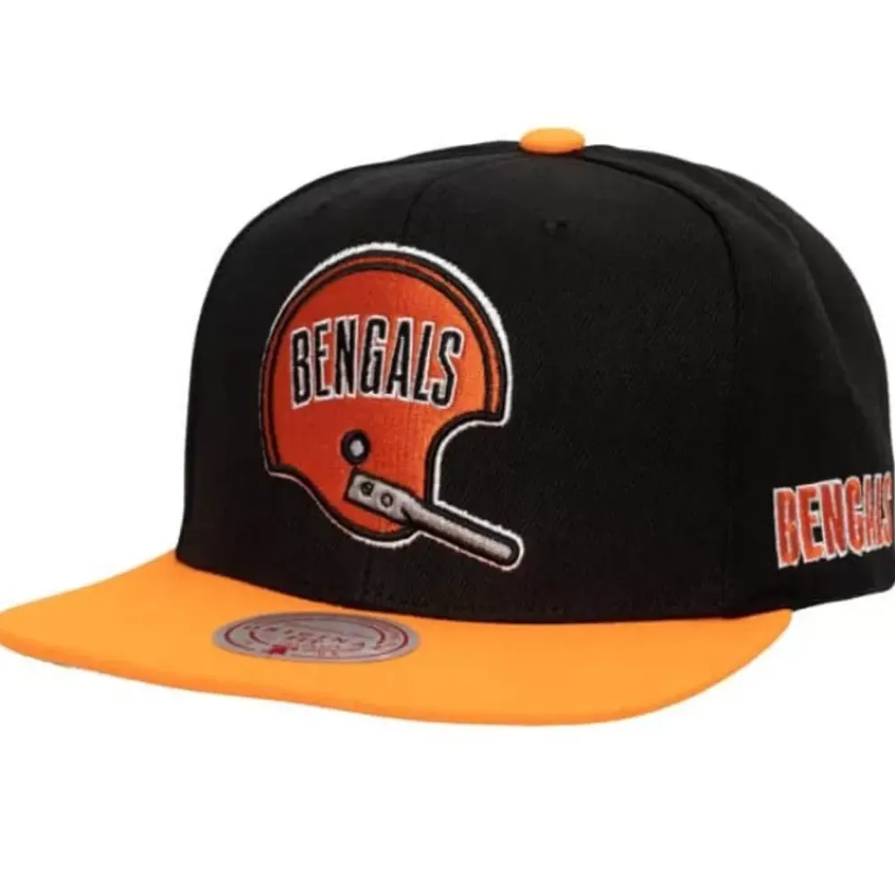 Headwear Mitchell & Ness -Team Origins Snapback Cincinnati Bengals