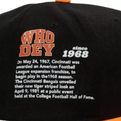 Headwear Mitchell & Ness -Team Origins Snapback Cincinnati Bengals