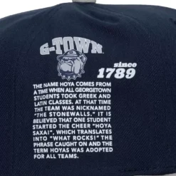 Headwear Mitchell & Ness -Team Origins Snapback Georgetown University