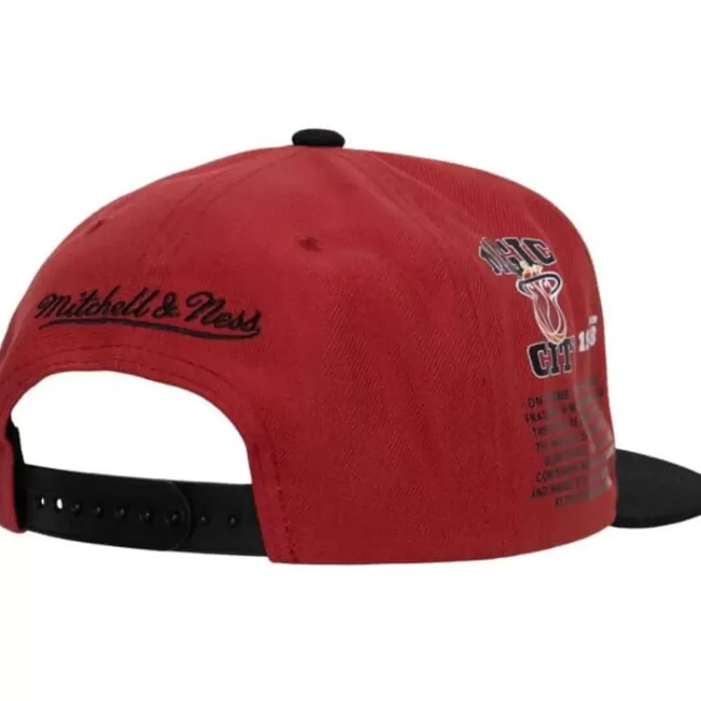 Headwear Mitchell & Ness -Team Origins Snapback Hwc Miami Heat