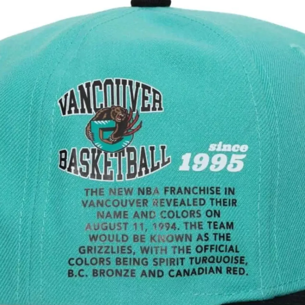 Headwear Mitchell & Ness -Team Origins Snapback Hwc Vancouver Grizzlies