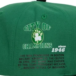 Headwear Mitchell & Ness -Team Origins Snapback Hwc Boston Celtics