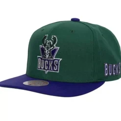 Headwear Mitchell & Ness -Team Origins Snapback Hwc Milwaukee Bucks