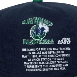 Headwear Mitchell & Ness -Team Origins Snapback Hwc Dallas Mavericks