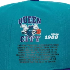Headwear Mitchell & Ness -Team Origins Snapback Hwc Charlotte Hornets