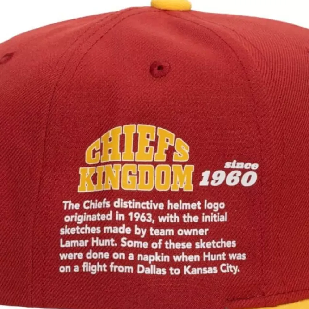 Headwear Mitchell & Ness -Team Origins Snapback Kansas City Chiefs