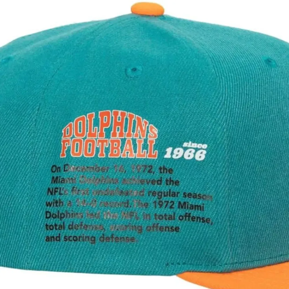 Headwear Mitchell & Ness -Team Origins Snapback Miami Dolphins