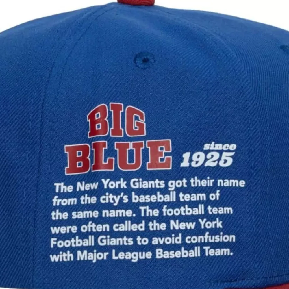 Headwear Mitchell & Ness -Team Origins Snapback New York Giants