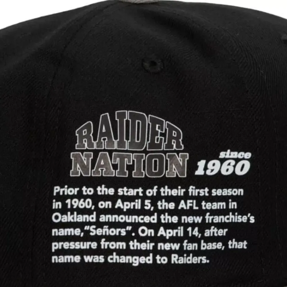 Headwear Mitchell & Ness -Team Origins Snapback Oakland Raiders
