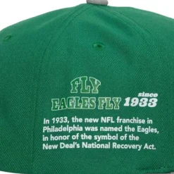 Headwear Mitchell & Ness -Team Origins Snapback Philadelphia Eagles