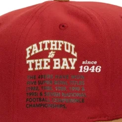 Headwear Mitchell & Ness -Team Origins Snapback San Francisco 49Ers