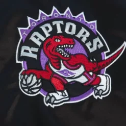 Apparel Mitchell & Ness Jackets & Outerwear-Team Origins Varsity Satin Jacket Toronto Raptors